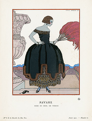 Gazette du Bon Ton pochoir fashion plates 1912
