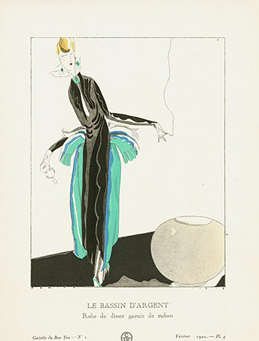 French Bon Ton Art Deco 1920 Fashion Pochoir Prints