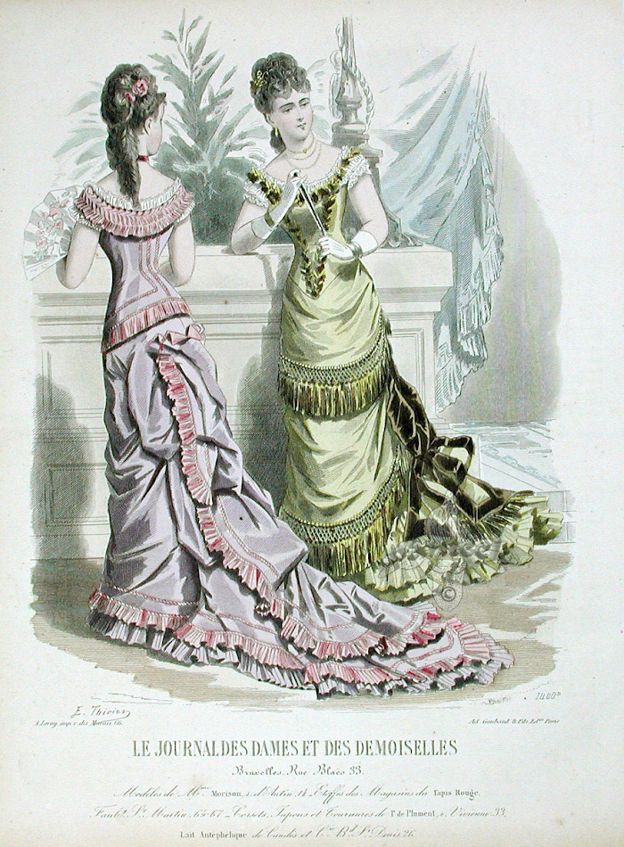 Fashion Prints from Journal Des Dames et Des Demoiselles, 1869-1874
