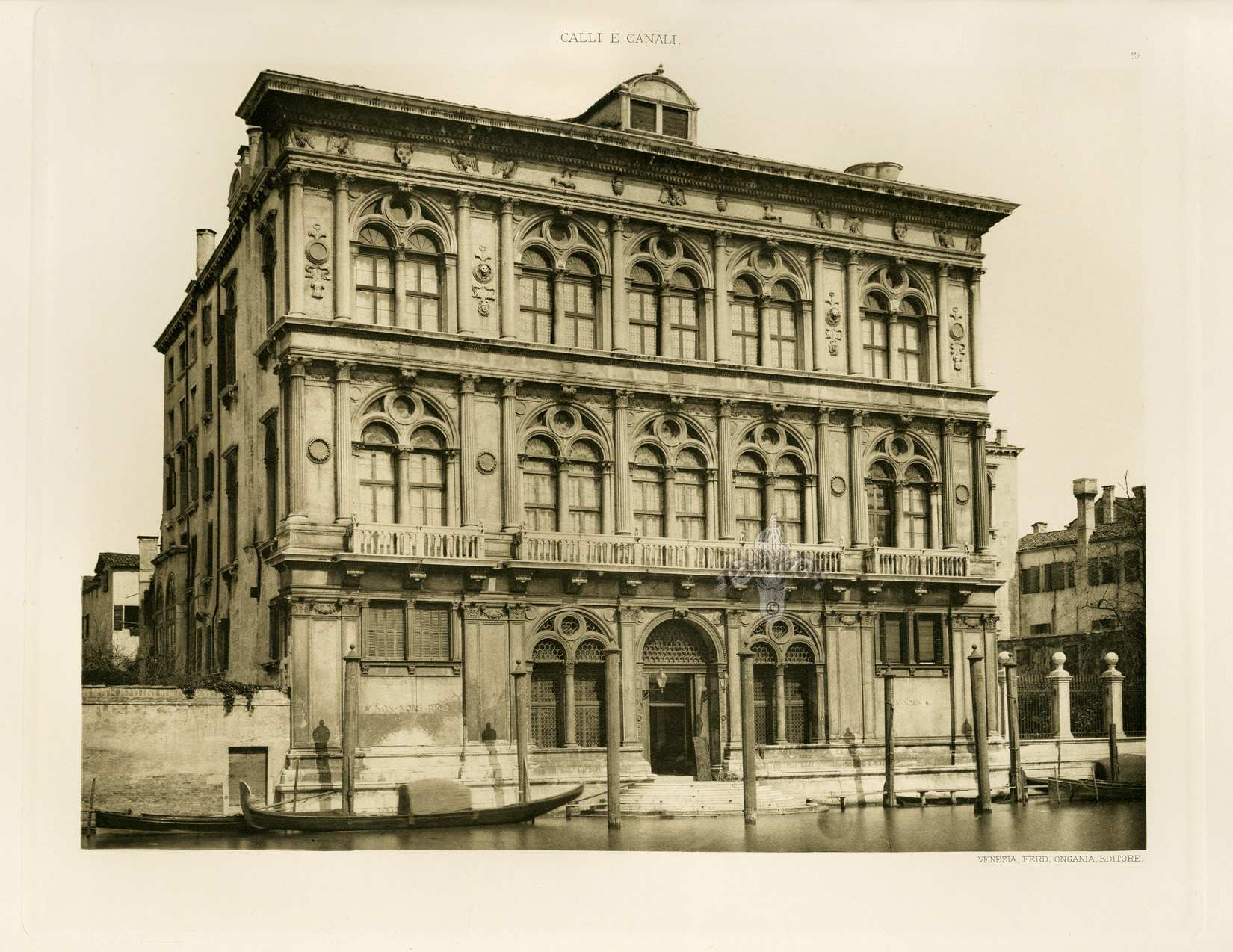 Vendramin Calergi Palace And Saints Ermagora And Fortunato On The Grand Canal From Calli E